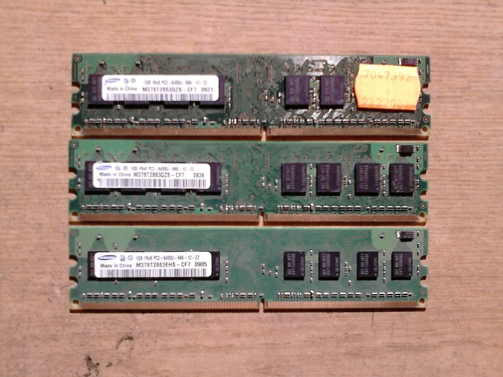 1GB PC2-6400U-666 SAMSUNG, DDR2