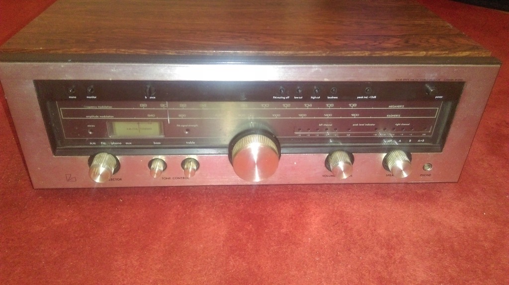 AMPLITUNER stereo LUXMAN R1040 wzmacnacz radio