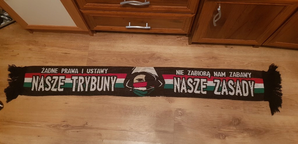 Szal Legia nasze trybuny nasze zasady
