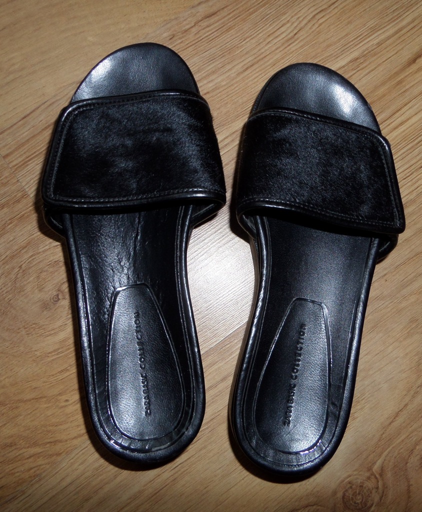 ZARA klapki sandały futerko slippersy rozmiar 36