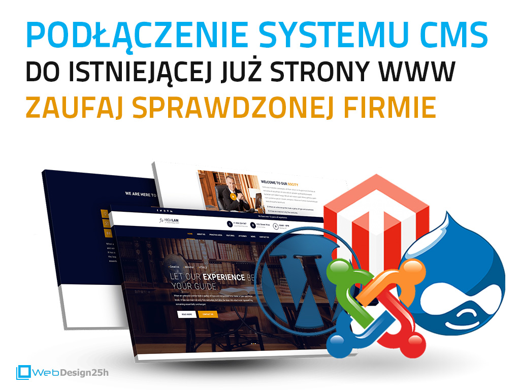 Podłączenie systemu CMS do strony już istniejącej