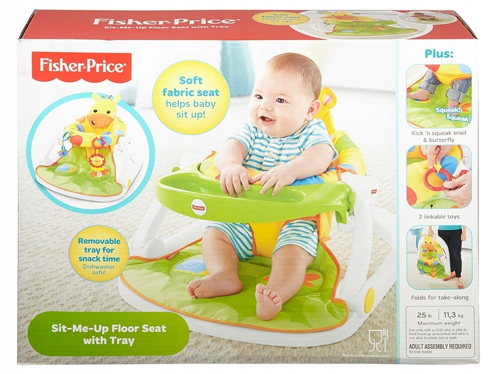 Fisher Price Fotelik Żyrafa Siadaj ze Mną CMX43