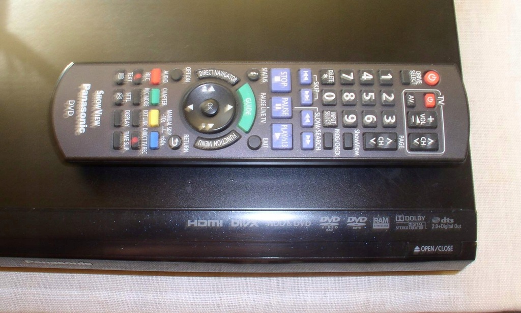 PANASONIC DMREX645 HDD160GB tuner DVBT i analog 7507009529