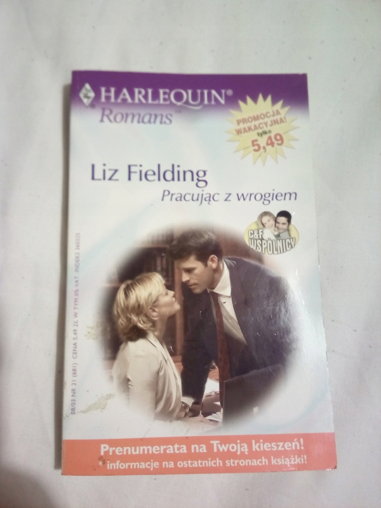 Harlequin: Liz Fielding - Pracując z wrogiem