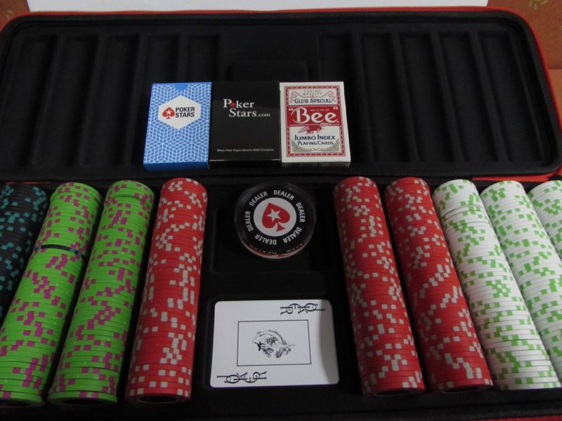 ZESTAW ŻETONOW DO POKERA POKER STARS * WROCŁAW