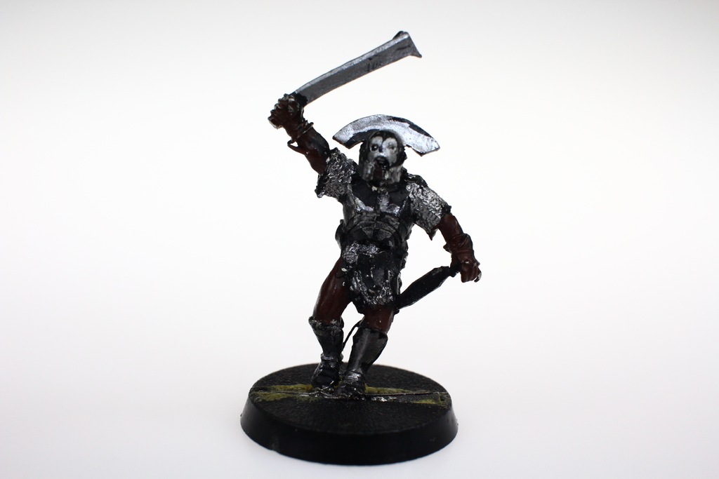 LOTR Uruk-hai Captain figurka metal - 6977006243 - oficjalne archiwum ...