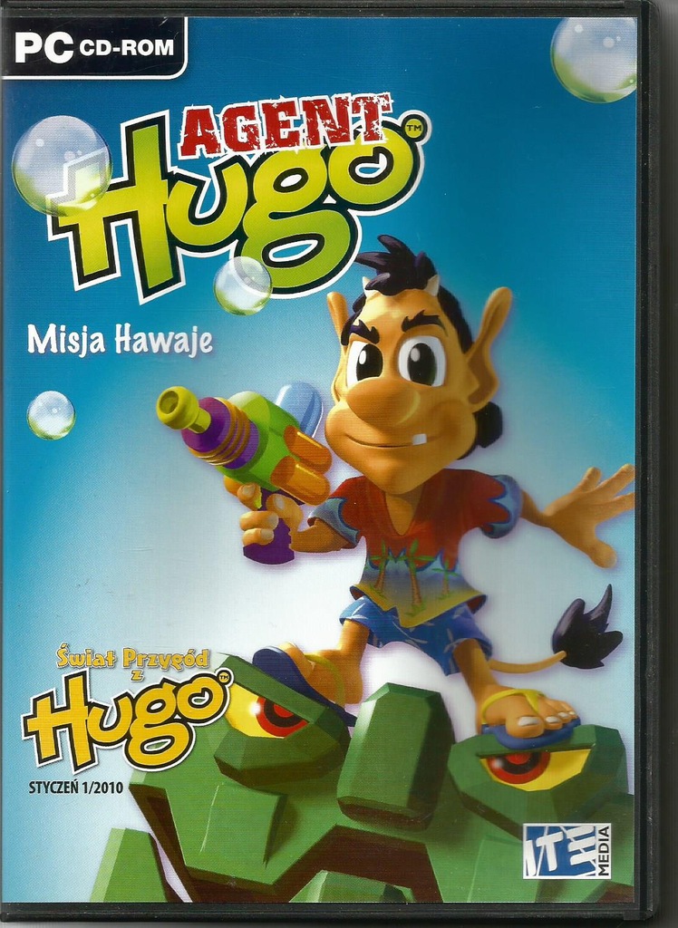 AGENT HUGO MISJA HAWAJE GRA PC 5-/6 DLA DZIECI WWA