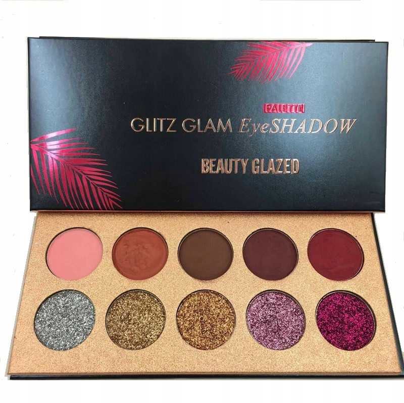 PALETA CIENI BEAUTY GLAZED 5 10 CIENI NOWOŚĆ z PL