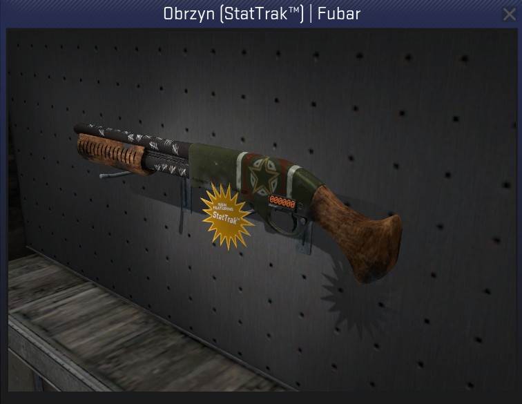 OBRZYN FUBAR STATTRAK CS GO skin Chroma 3
