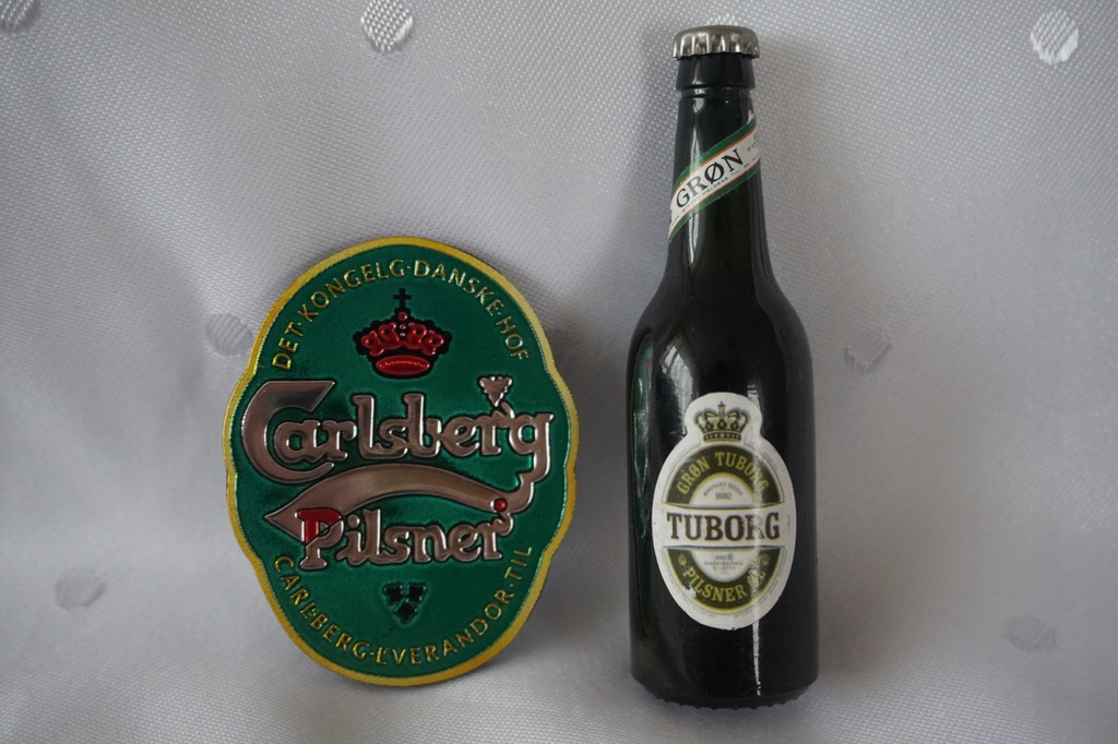 PIWO TUBORG i CALSBERG-2 magnesy na lodówkę-nowe