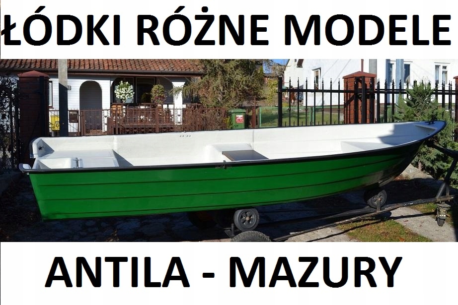 ŁÓDKA WĘDKARSKA OKOŃ 380 / TRANSPORT / ANTILA /