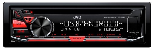 JVC KD-R482 CD USB MP3 AUX WAV WMA 4x50W FVat23%