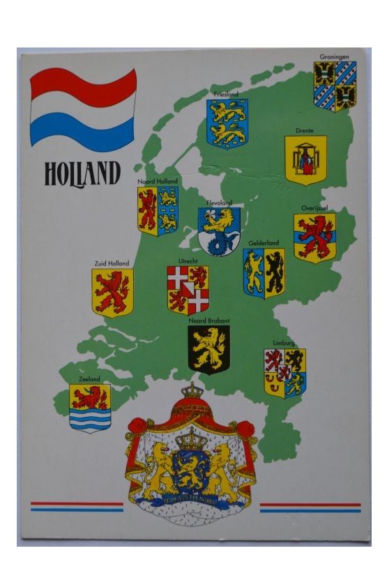 HOLANDIA- MAPKA,HERB