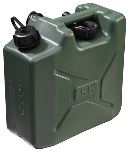 Kanister plastikowy 5L do paliwa zielony Army