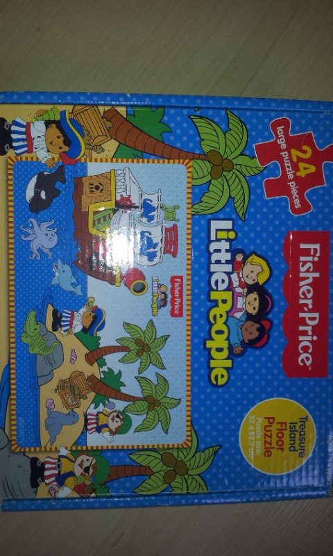 Fisher Price Little duże puzzle piraci 52x83cm