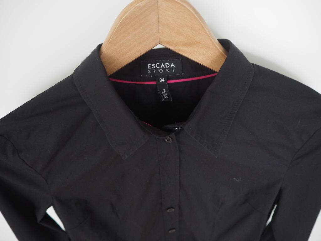 Koszula ESCADA 34 XS elegancka czarna