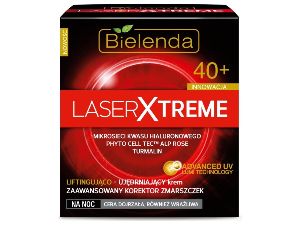 Bielenda Laser Xtreme 40+ Krem na noc 50ml