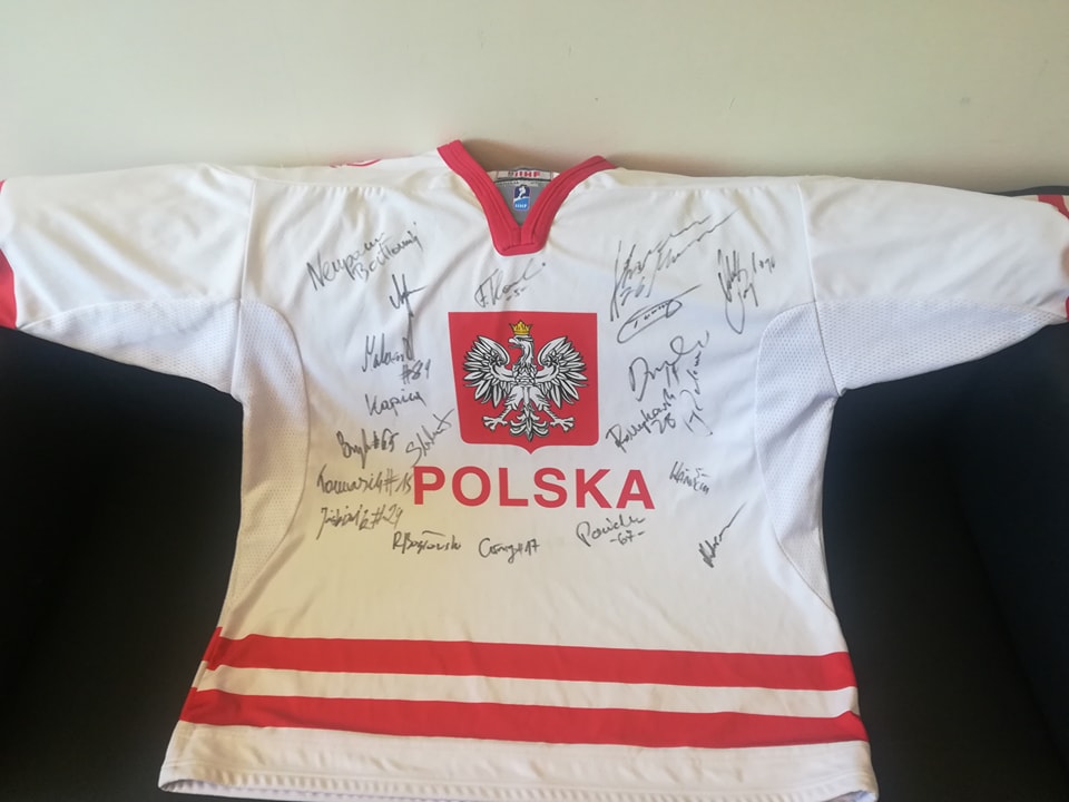 Koszulka Reprezentacji Polski w Hokeju na lodzie.
