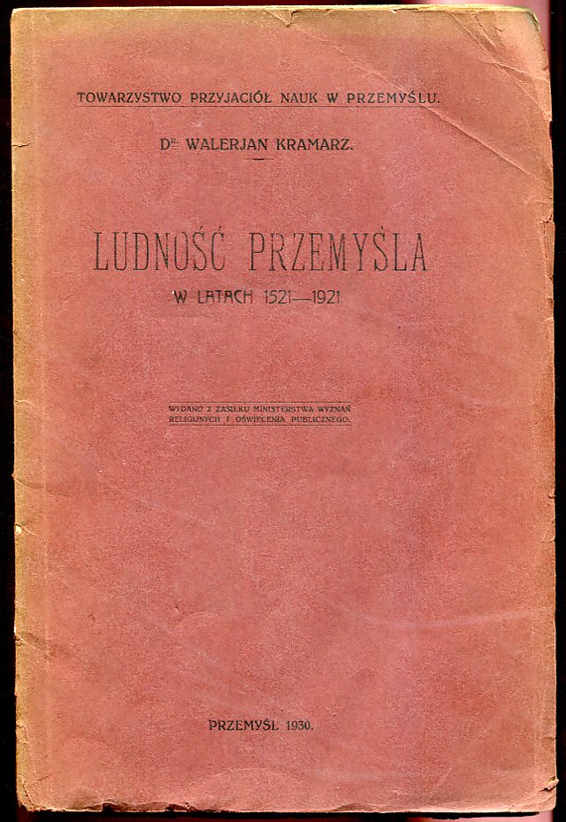 PRZEMYŚL :: Ludność Przemyśla w latach 1521-1930