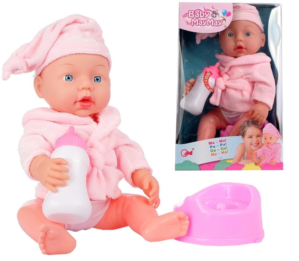 LALKA SIKAJĄCA BORN BABY DO KĄPIELI MÓWI PŁACZE