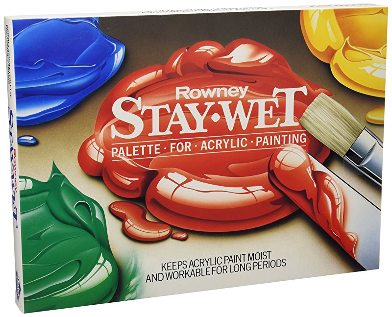 PALETA MALARSKA DO AKRYLU ROWNEY STAY WET WKŁADY