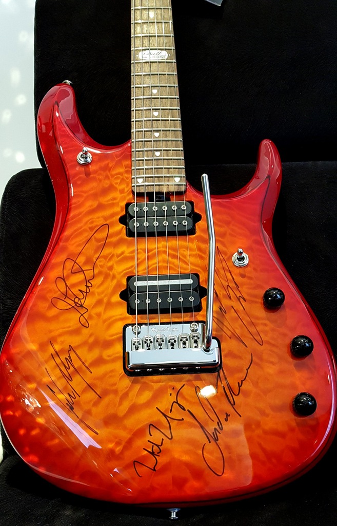 Music Man John Petrucci JP6 BFR Cherry Burst Quilt