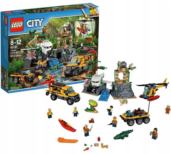 LEGO CITY 60161 BAZA W DŻUNGLI - 7670236095 - oficjalne archiwum Allegro