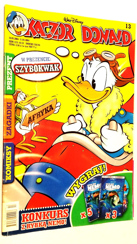 KACZOR DONALD NR 13 KOMIKS / MAGAZYN WOW