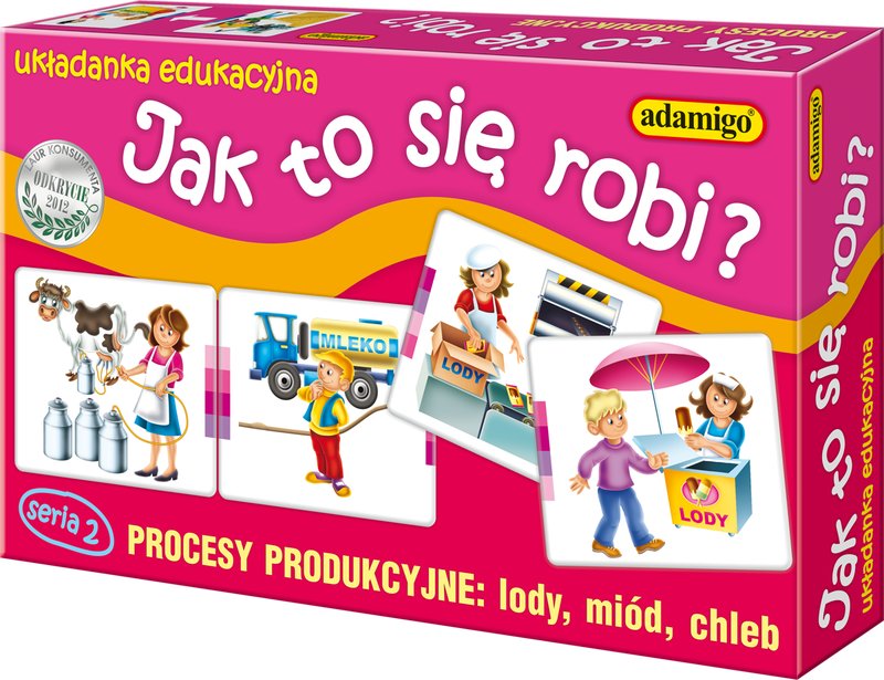 JAK TO SIE ROBI SERIA 2 GRA EDUKACYJNA ADAMIGO 6+