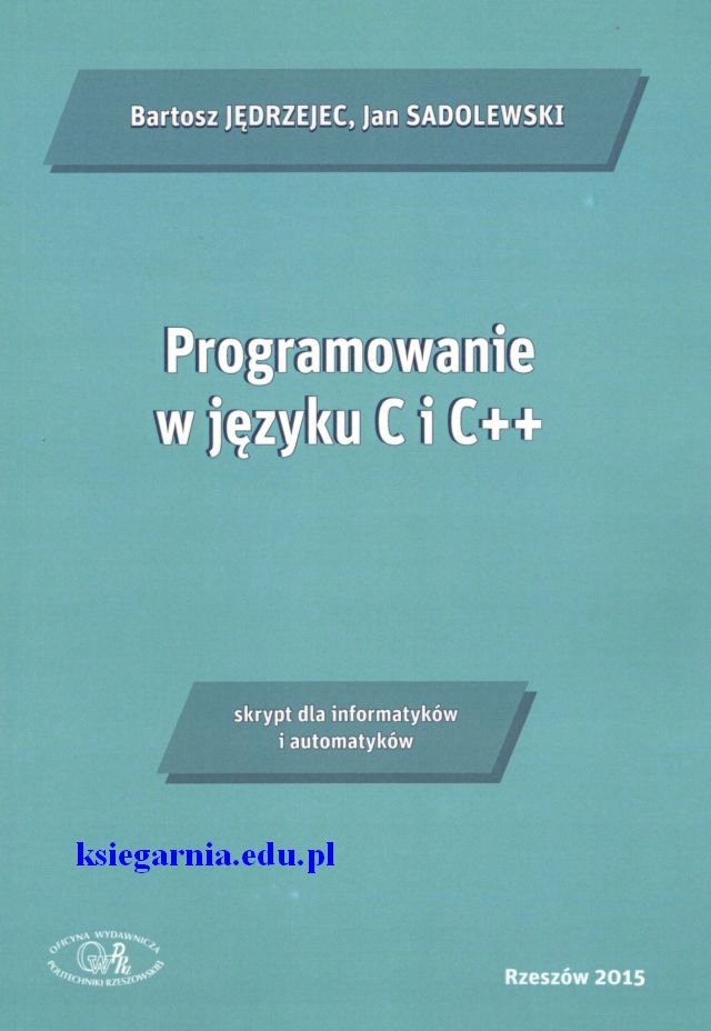 Jędrzejec Programowanie w języku C skrypt