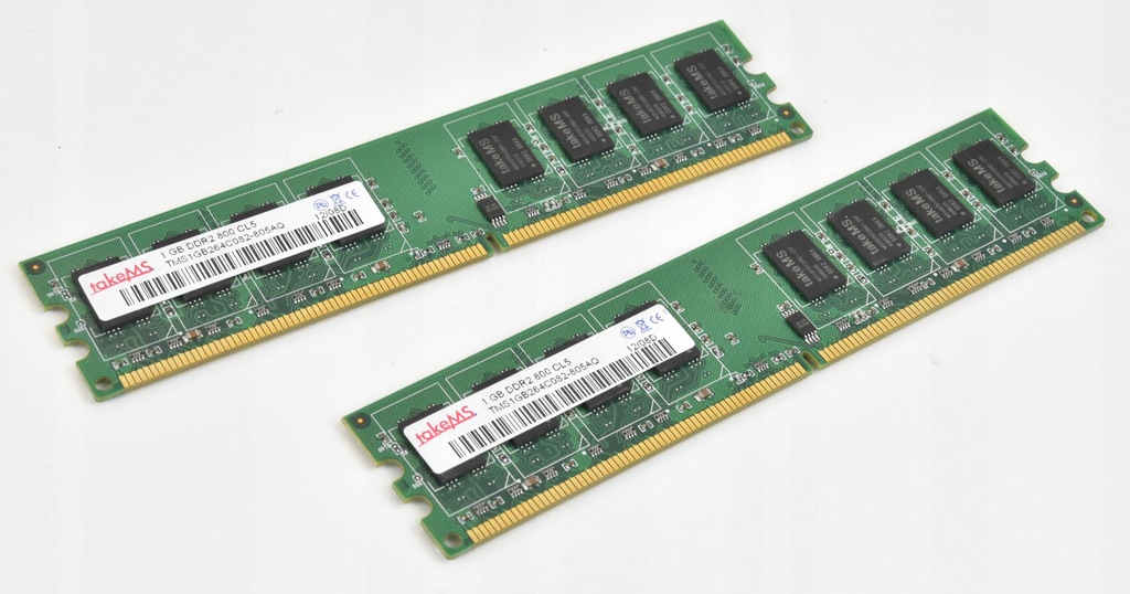 Pamięć RAM 2GB TakeMS 2x1GB DDr2 PC2-6400 800MHz