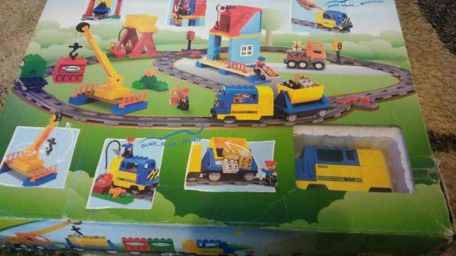 Lego duplo 3772. Kolejka pociąg towarowy . Unikat - 7381843966 ...