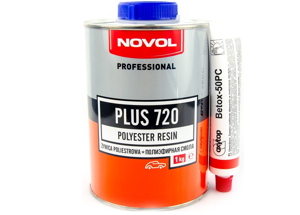 NOVOL PLUS 720 ŻYWICA POLIESTROWA + UTWARDZACZ 1KG - 7151498990 ...