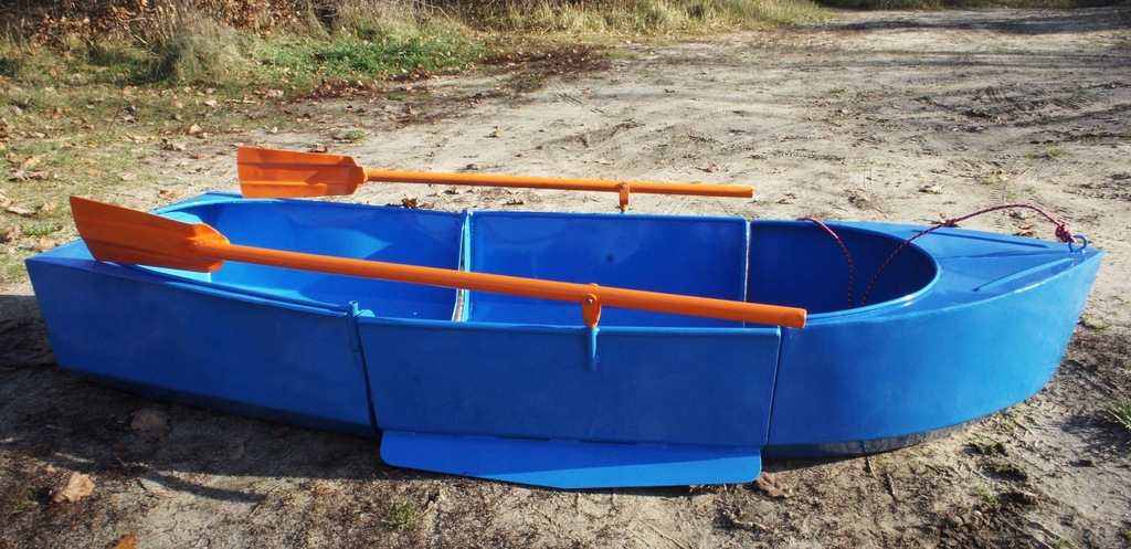 łódka wędkarska składana aluminiowa