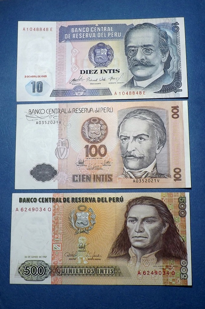 10 + 100 + 500 INTIS PERU