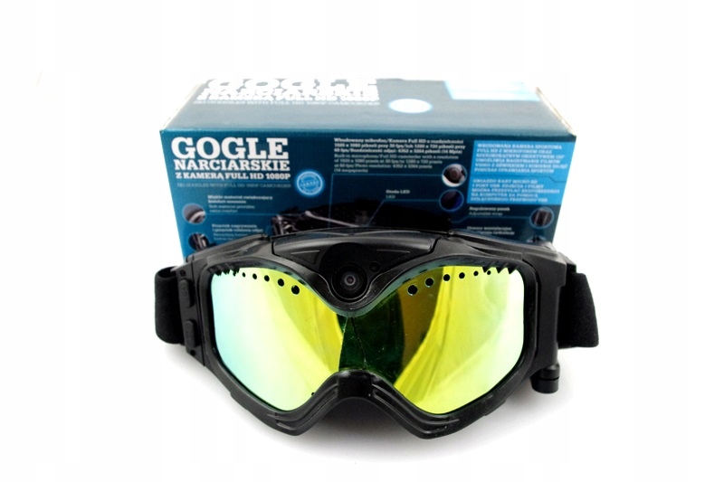 Gogle Narciarskie z Kamerą Full HD
