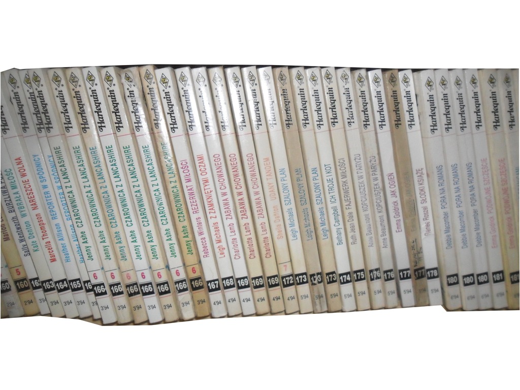 HARLEQUIN ROMANCE DUŻY WYBÓR na sztuki do nr 200