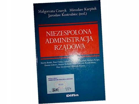 Niezespolona administracja rządowa - Czuryk 24h