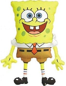 SpongeBob gąbka serek balon 85cm na hel, powietrze