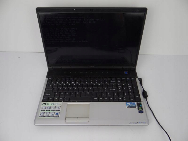 LAPTOP MSI MS-1672 WIN XP/120GB/768MB RAM/AMD