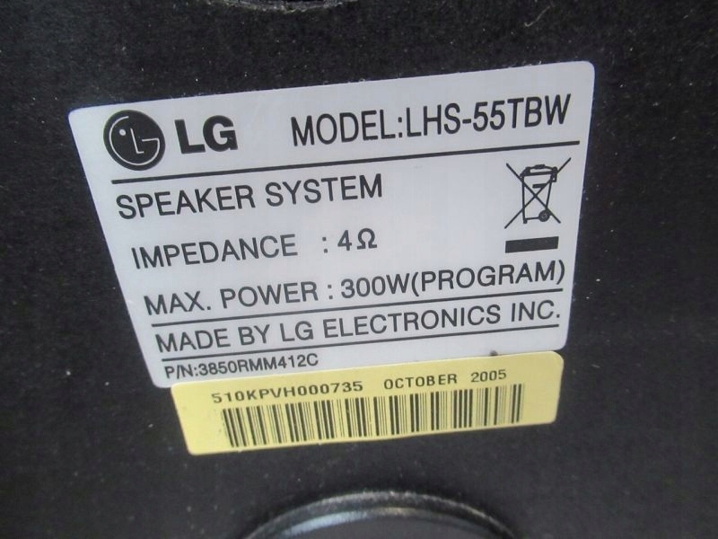 SUBWOOFER LG LHS-55TBW