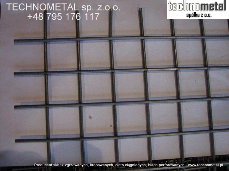 SIATKA ZGRZEWANA 1500X3000 mm 40X40x4.0 stal