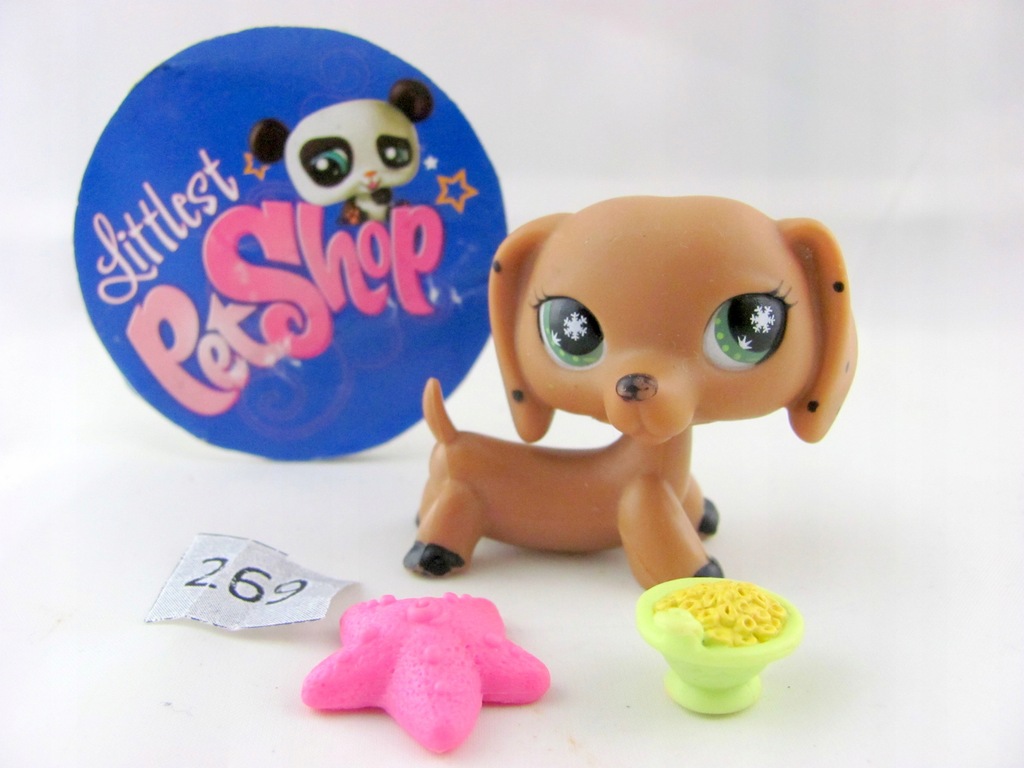 LPS pet shop pies piesek jamnik NO MONOPOLY (269)
