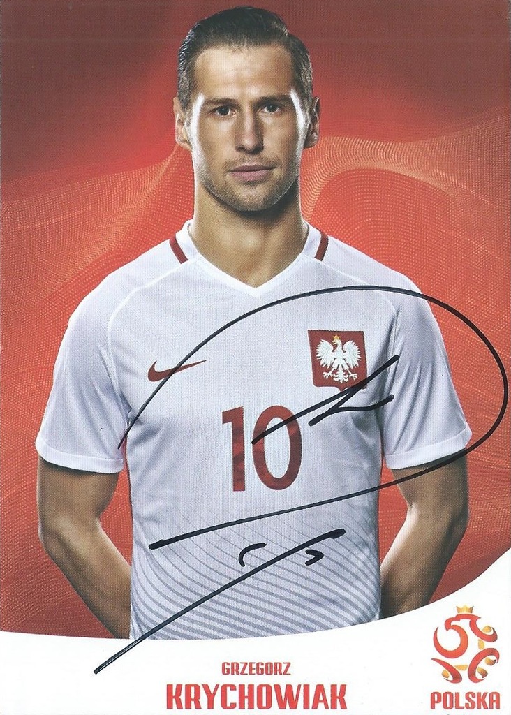 Grzegorz KRYCHOWIAK oryginalny autograf na karcie 