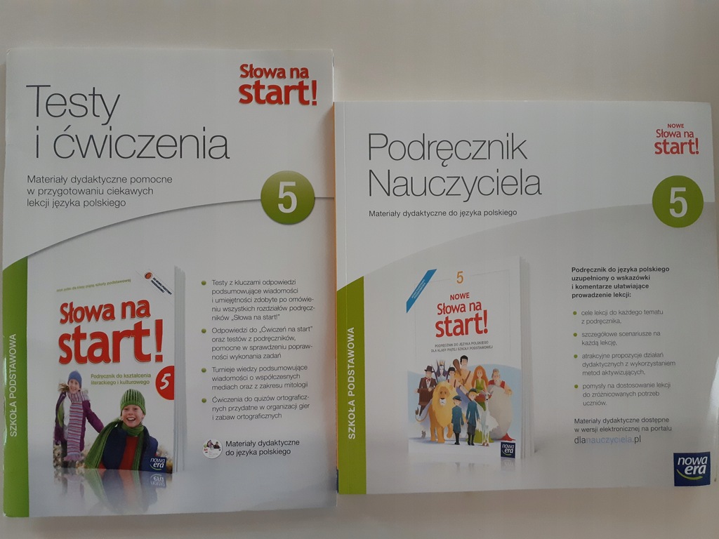 Słowa Na Start Klasa 4 Testy I ćwiczenia Nowe słowa na start 5 testy i ćwiczenia sprawdzian - 7680710465