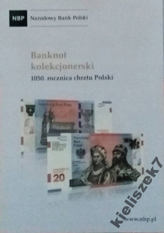 Foldery - 1050 rocznica CHRZTU POLSKI - polski