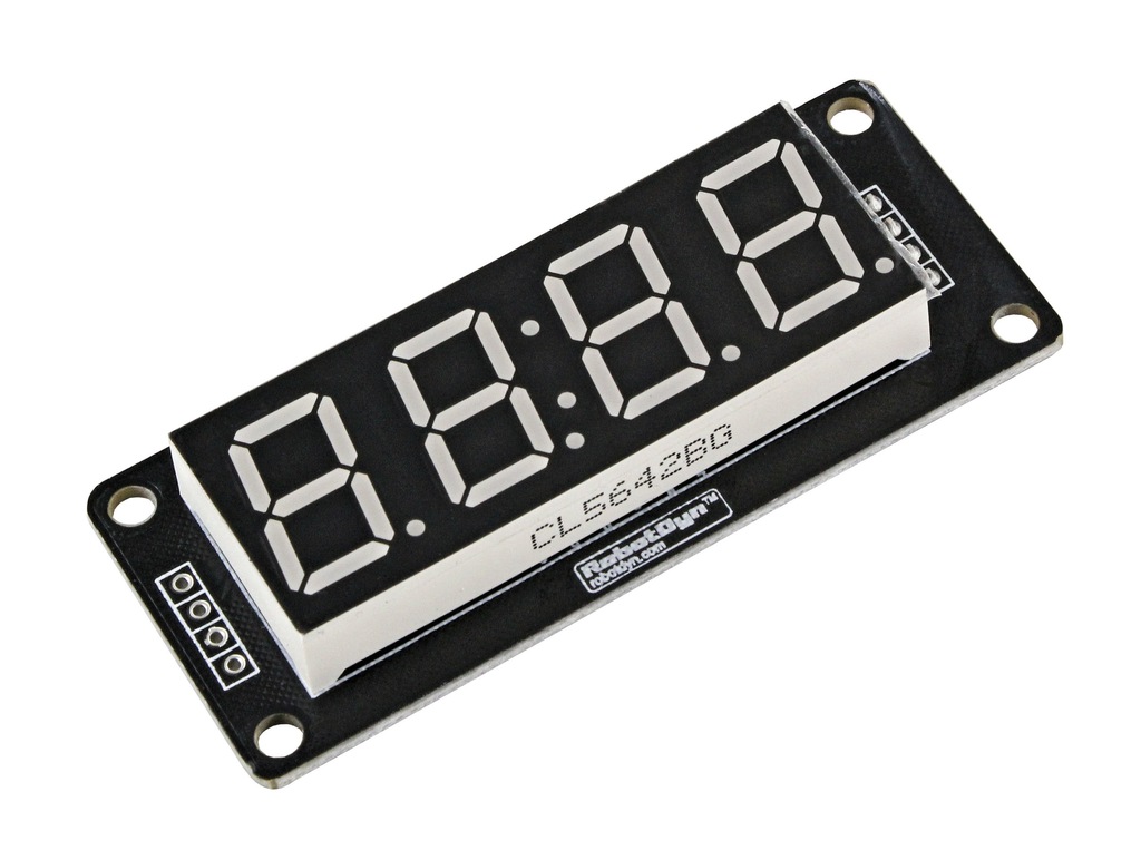 TM1637 STER. WYŚWIETLACZ 4x LED ZEGAR ARDUINO A3