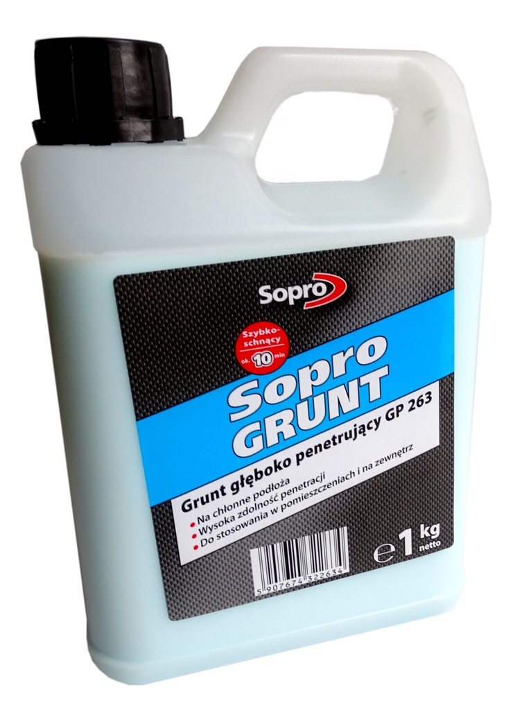SOPRO GP263 GRUNT GŁĘBOKO PENETRUJĄCY 5kg (5x1kg)