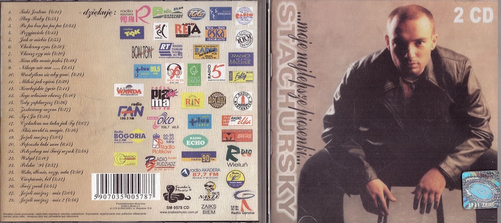 STACHURSKY - MOJE NAJLEPSZE PIOSENKI - 2CD - 1 WYD