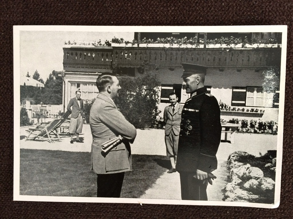 Adolf Hitler i Weteran w Berghof